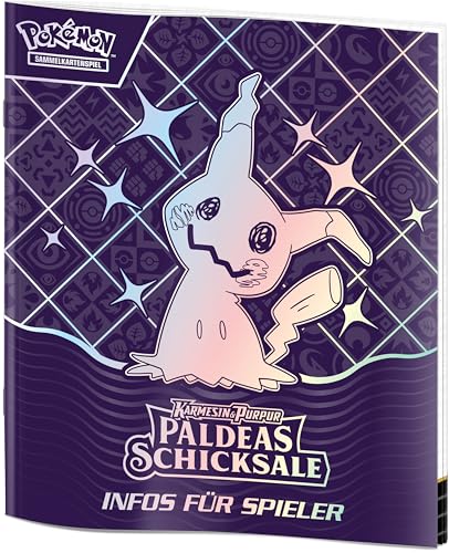 Pokémon-Sammelkartenspiel: Top-Trainer-Box Karmesin & Purpur – Paldeas Schicksale (9 Boosterpacks, 1 holografische Vollbild-Promokarte & Zubehör)