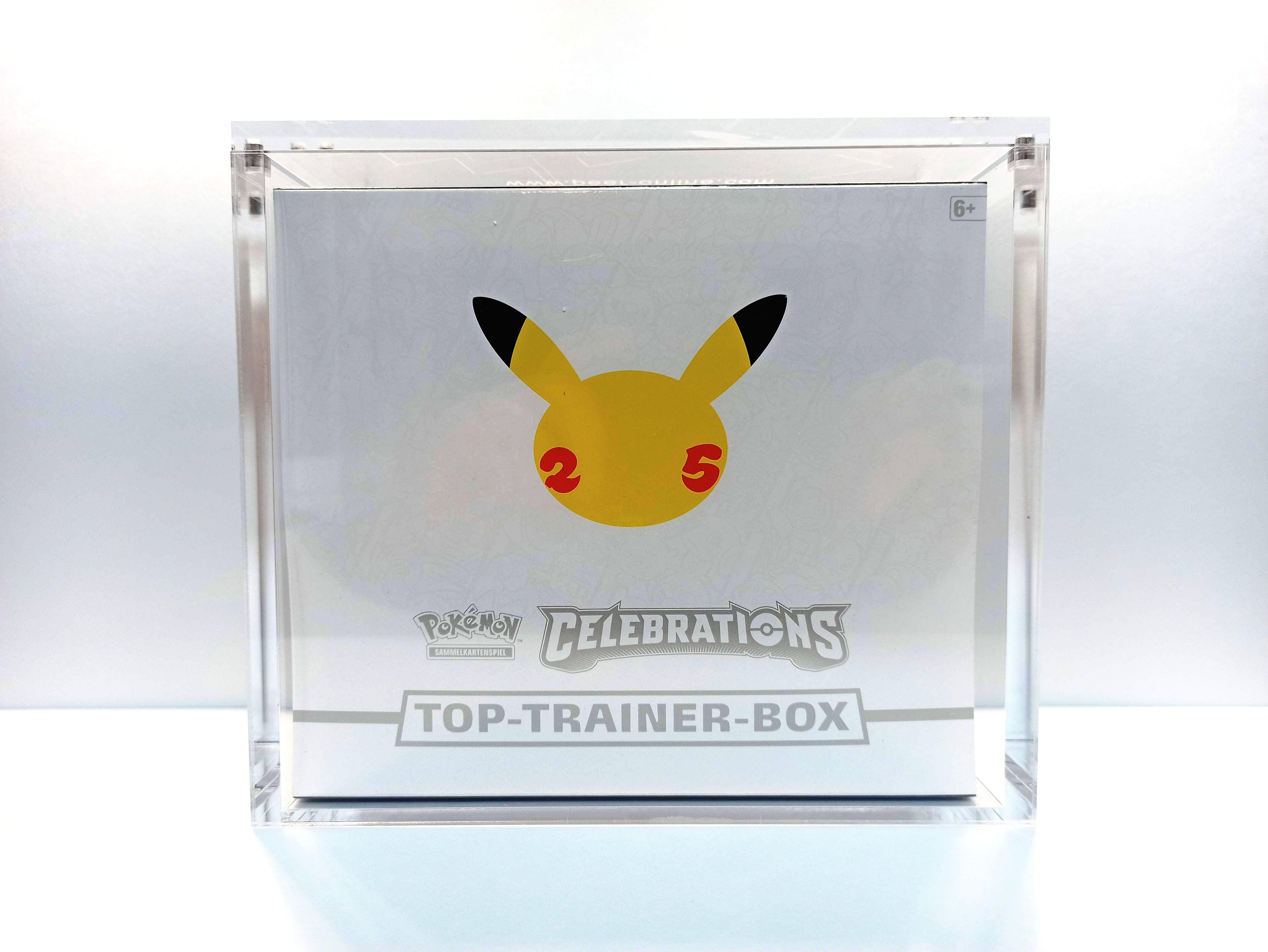 Acryl Schutzbox Case für Pokémon Celebrations Top Elite Trainer Box
