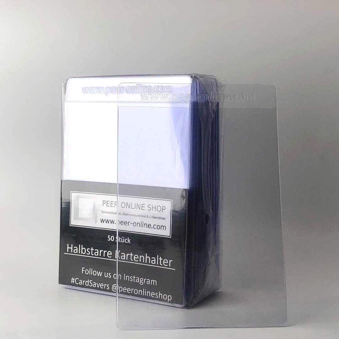 Card Saver / halbstarre Toploader passend für Pokémon + Yu-Gi-Oh! + MtG TCG + PSA