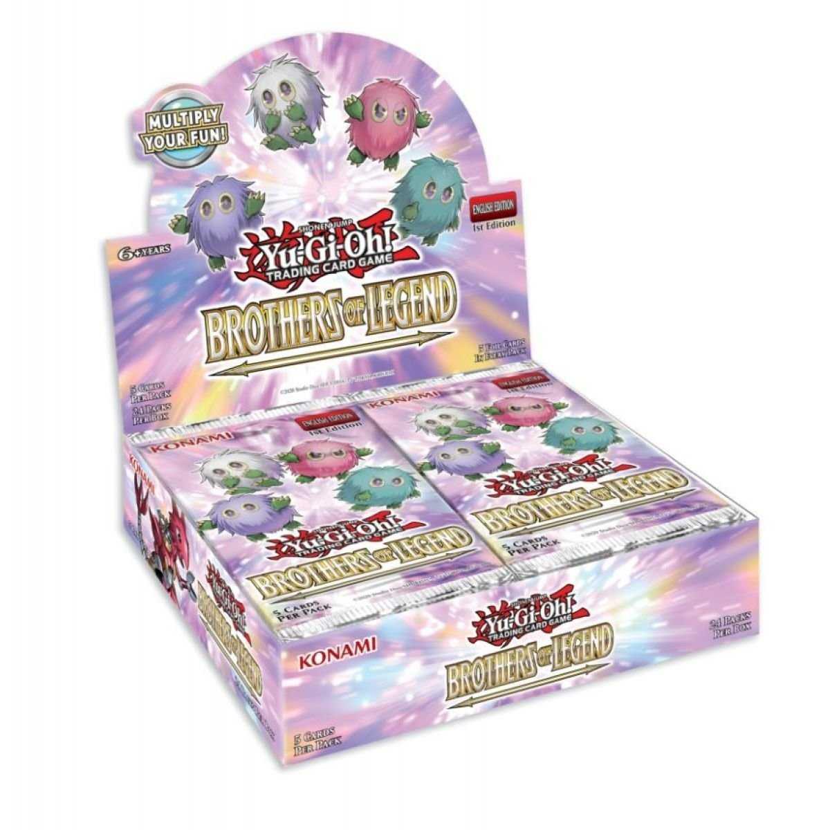 Yu-Gi-Oh! 24 Booster Display - Brothers of Legend - 1. Edition English Cards - sealed box