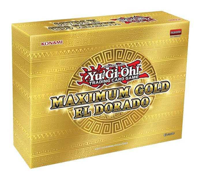 Yu-Gi-Oh! Maximum Gold: El Dorado Lid Box *Deutsche Version* 1. Auflage - 4 Booster Packs